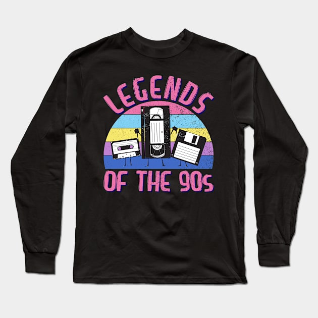 90s Party Outfit For Women & Men, 90's Costume, Legends 90s Long Sleeve T-Shirt by auviba-design